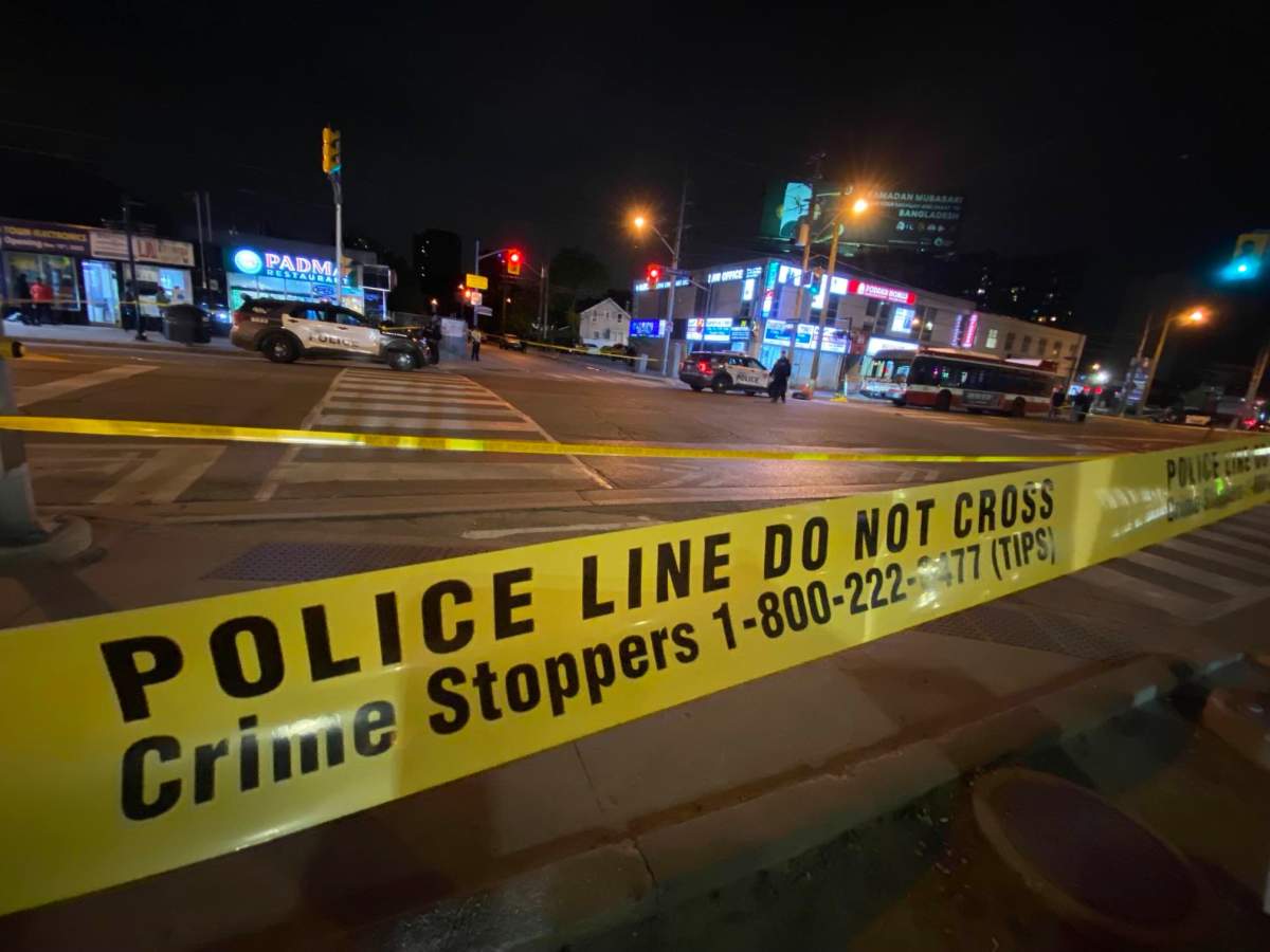 Police are investigating a triple stabbing in Toronto on Monday night. One of the three injured is the suspect.