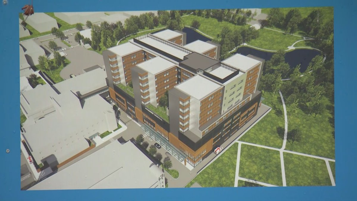 A project rendering for the Richmond Hospital redevelopment which has more than doubled in cost. 