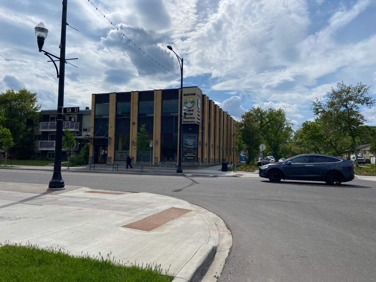 The intersection 124th Street and 112th Avenue in central Edmonton on Monday, June 10, 2024.