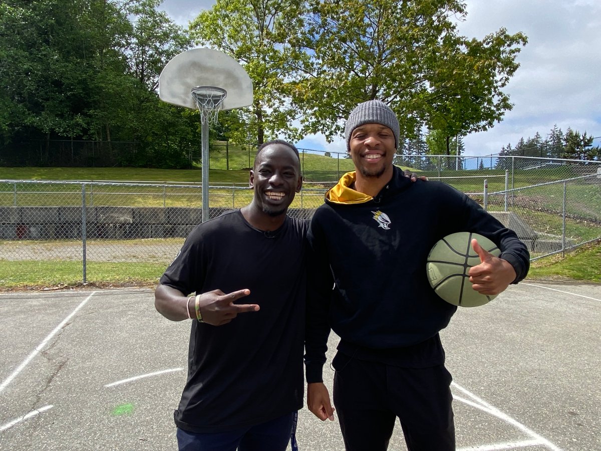 Joel Haywood “King Handles” and Jonathan Nkada Mubanda “Johnny Blaze” are hoping a new film about their lives and accomplishments resonates with youth and aspiring athletes.
