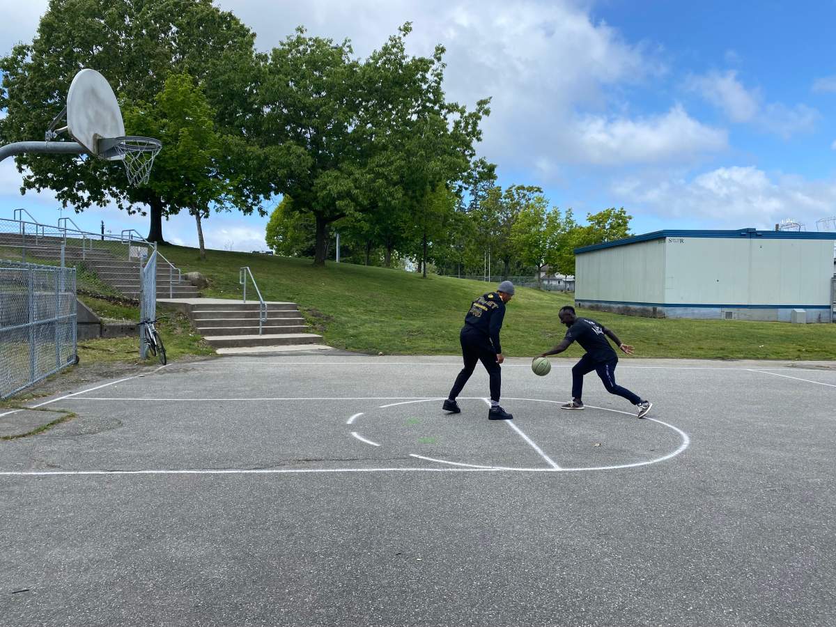 Joel Haywood “King Handles” and Jonathan Nkada Mubanda “Johnny Blaze” are hoping a new film about their lives and accomplishments resonates with youth and aspiring athletes.