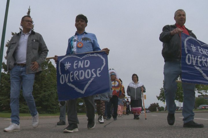 After 300 km, drug overdose awareness walk comes to an end in Regina