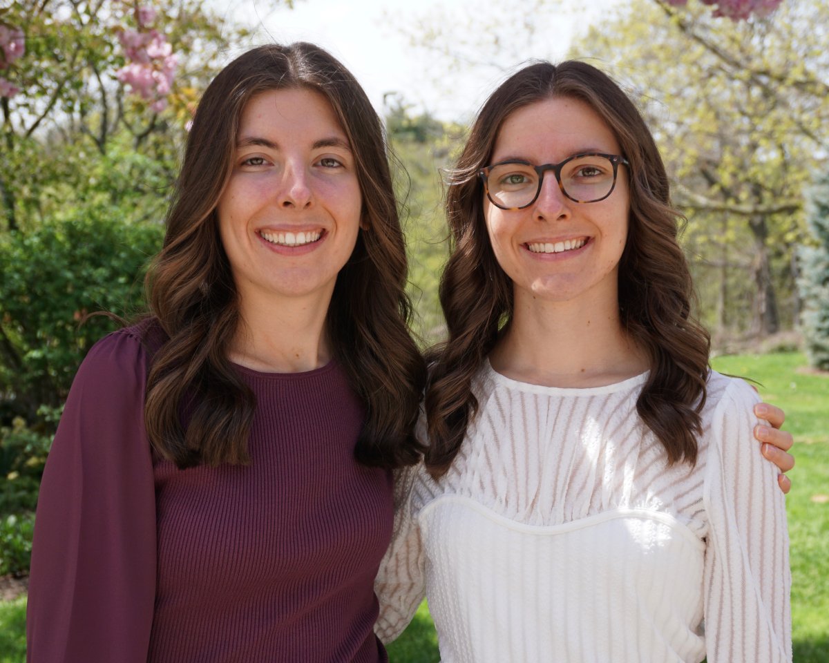 Through their blog Twin Life, sisters Ashley (left) and Breanna Bolliger (right) of Guelph, Ont., have shared how they use hobbies and activities as a way to maintain their mental health.