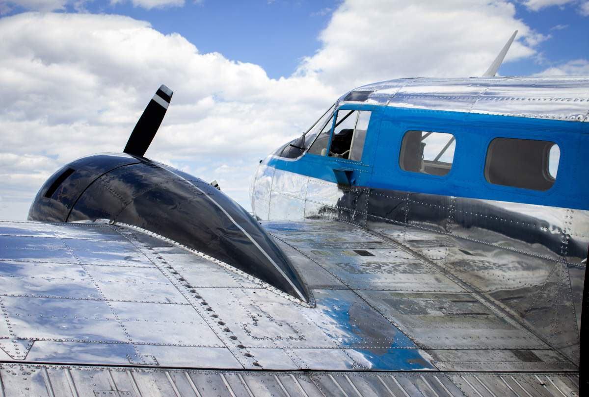 A 1951 Beechcraft Model 18 was available for rides at the Regina Flying Club’s open house.