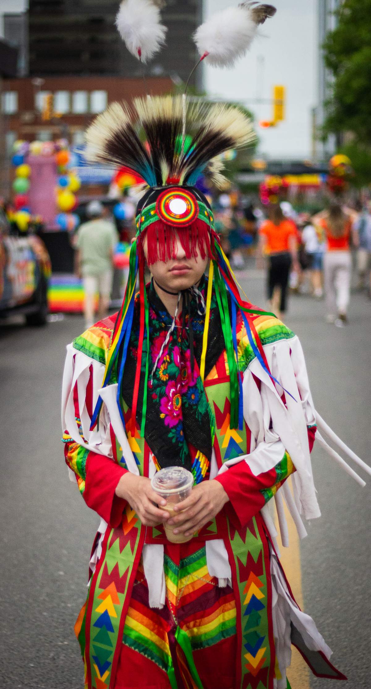 Members of all different cultures were in attendance at this year’s pride parade.