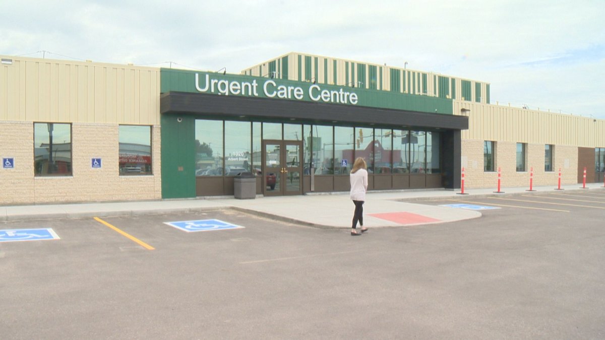 The new urgent care centre is located at 1320 Albert Street.