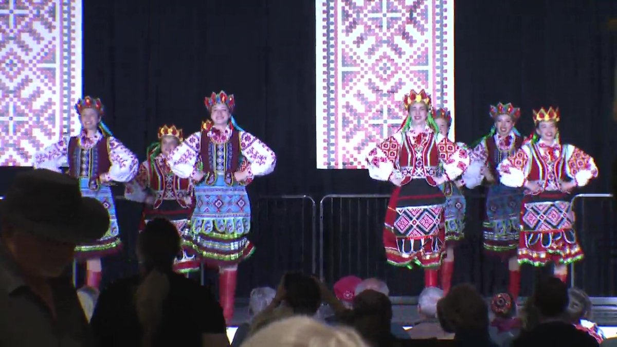 Dancers perform at the 14th annual Calgary Ukrainian Festival.