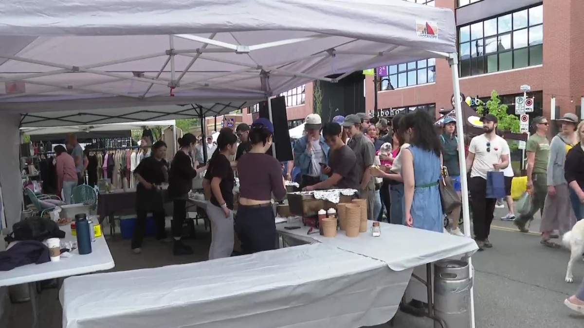 Food trucks and businesses were busy at the 33rd Lilac Festival in Calgary.