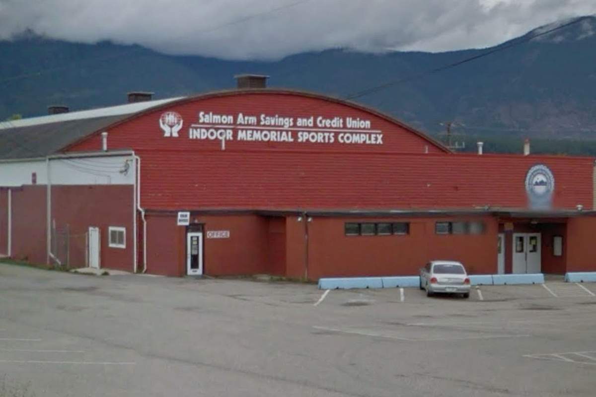 File photo of Memorial Arena in Salmon Arm.