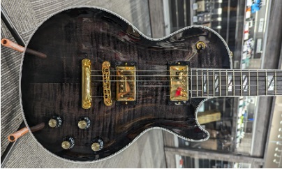 Guelph police are investigating the theft of a Gibson Les Paul Supreme guitar from a music store.