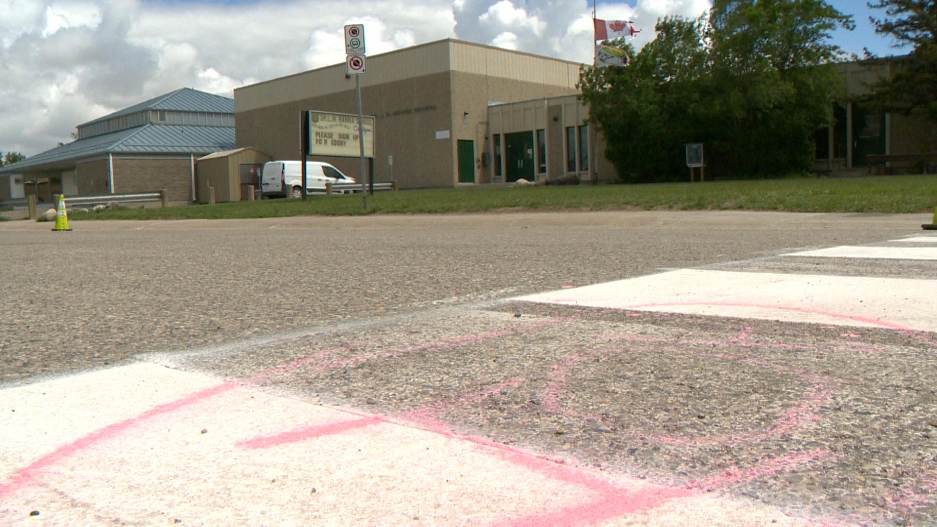 Полицията в Реджина каза че 5 годишно дете е било откарано