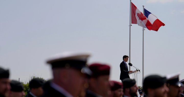 Докато Канада отбелязва годишнината от Деня Д, Трюдо казва, че демокрацията „все още е под заплаха“