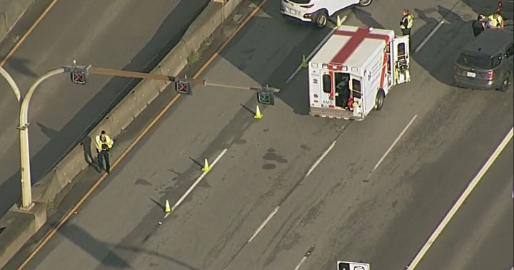 Мотоциклетист загина при катастрофа на магистрала 99 близо до тунела George Massey