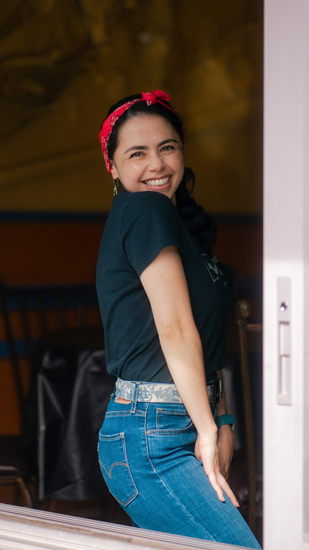 One of Justin Veenema’s portrait subjects, Diana.