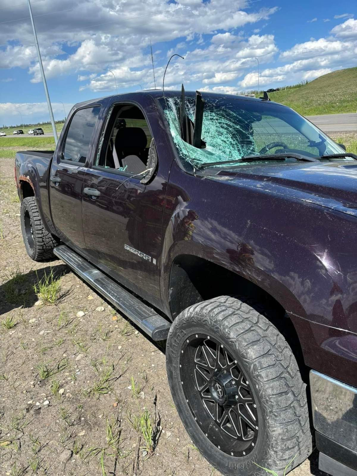 Dykxhoorn said he’s thankful no one else was in his vehicle at the time of the incident.