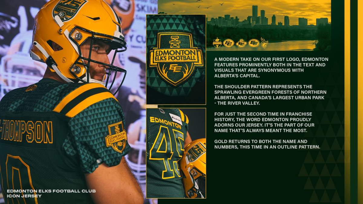 The Edmonton Elks unveiled their new third jersey Wednesday, June 5, 2024.