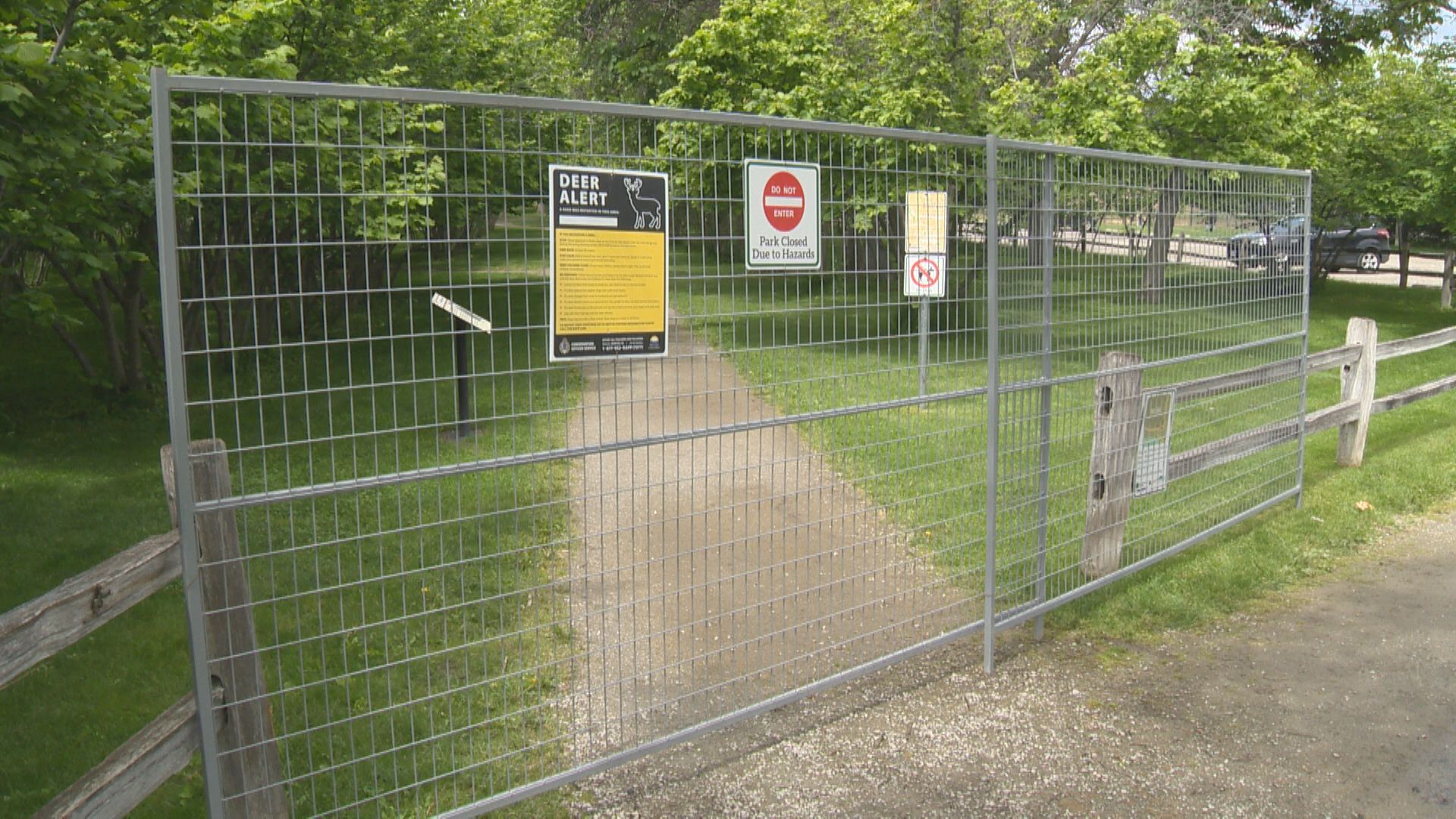 Длъжностните лица затвориха района с овощни градини на регионалния парк