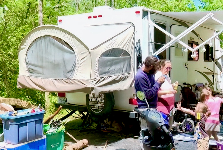 Unhoused family relocates after eviction from paid campground in Peterborough, Ont.