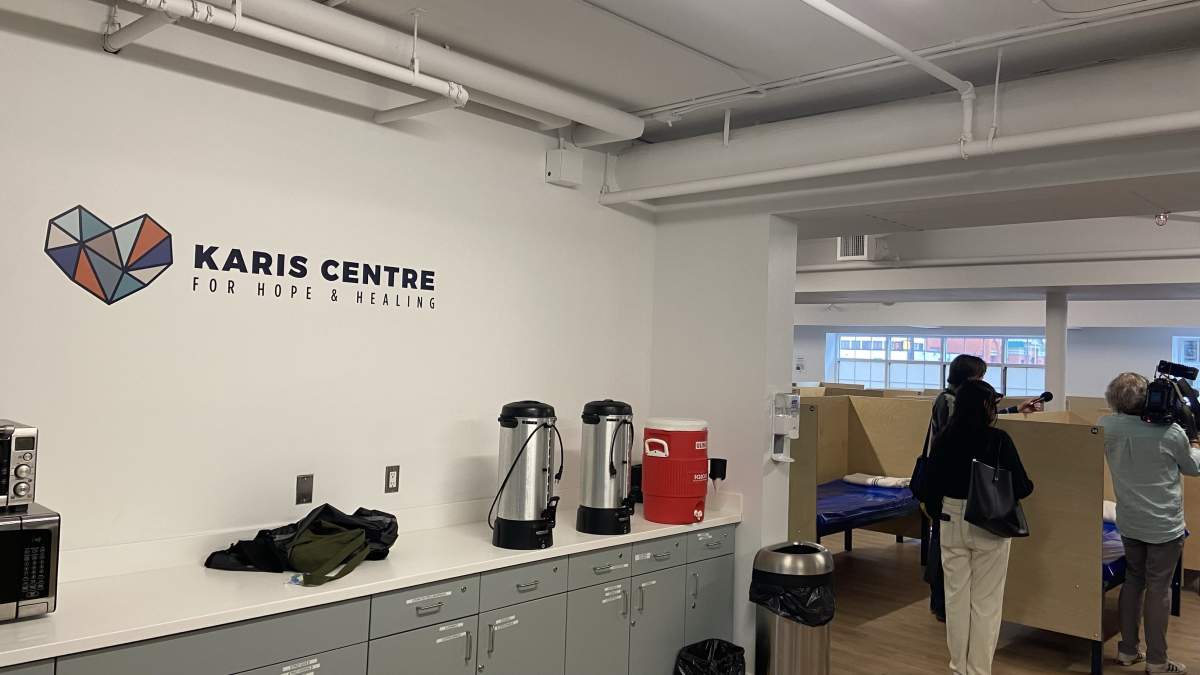 The Hope Mission Karis Centre is a 24/7 emergency shelter designated for women.