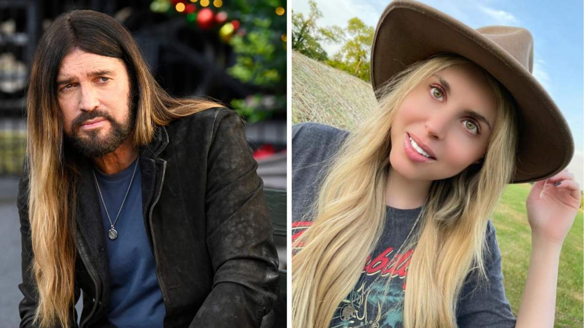 A split image. On the left is Billy Ray Cyrus. On the right is Firerose.