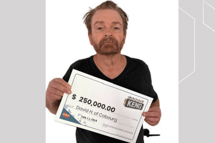 Gas station stop leads to $250,000 lottery prize for Cobourg, Ont., man