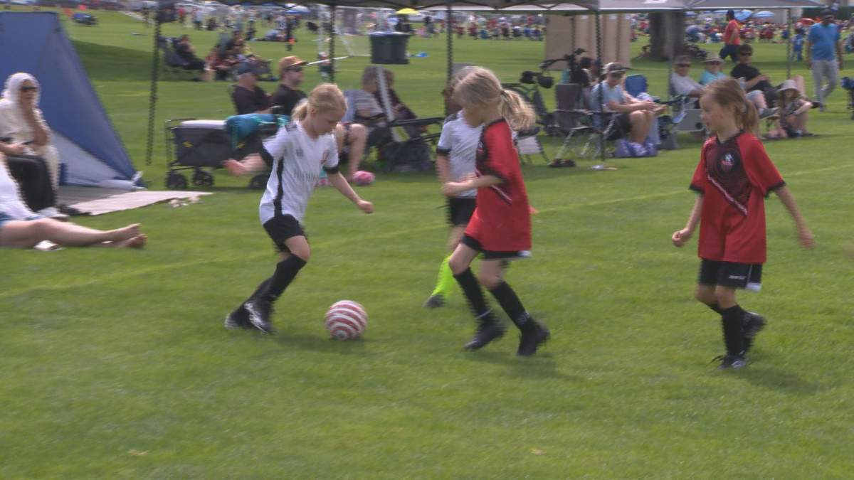  Mini World Cup brought hundreds of kids to the Rutland Sports fields.