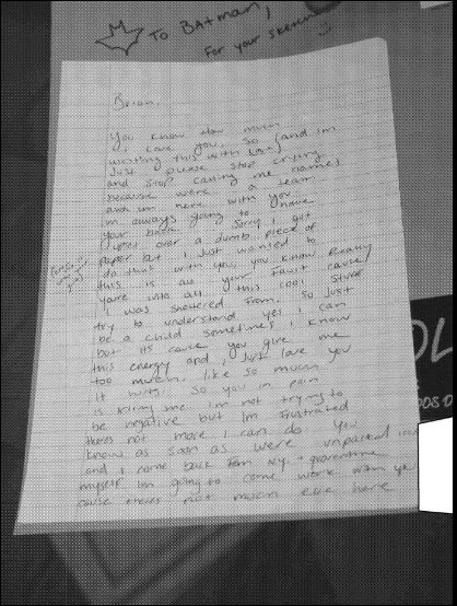 The letter Gabby Petito wrote to Brian Laundrie, imploring that he stop calling her names