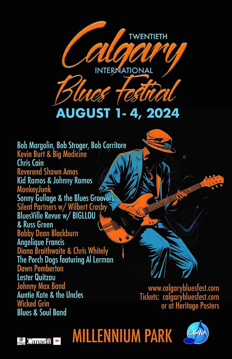 Calgary International Blues Festival; supported by Global Calgary & QR Calgary - image