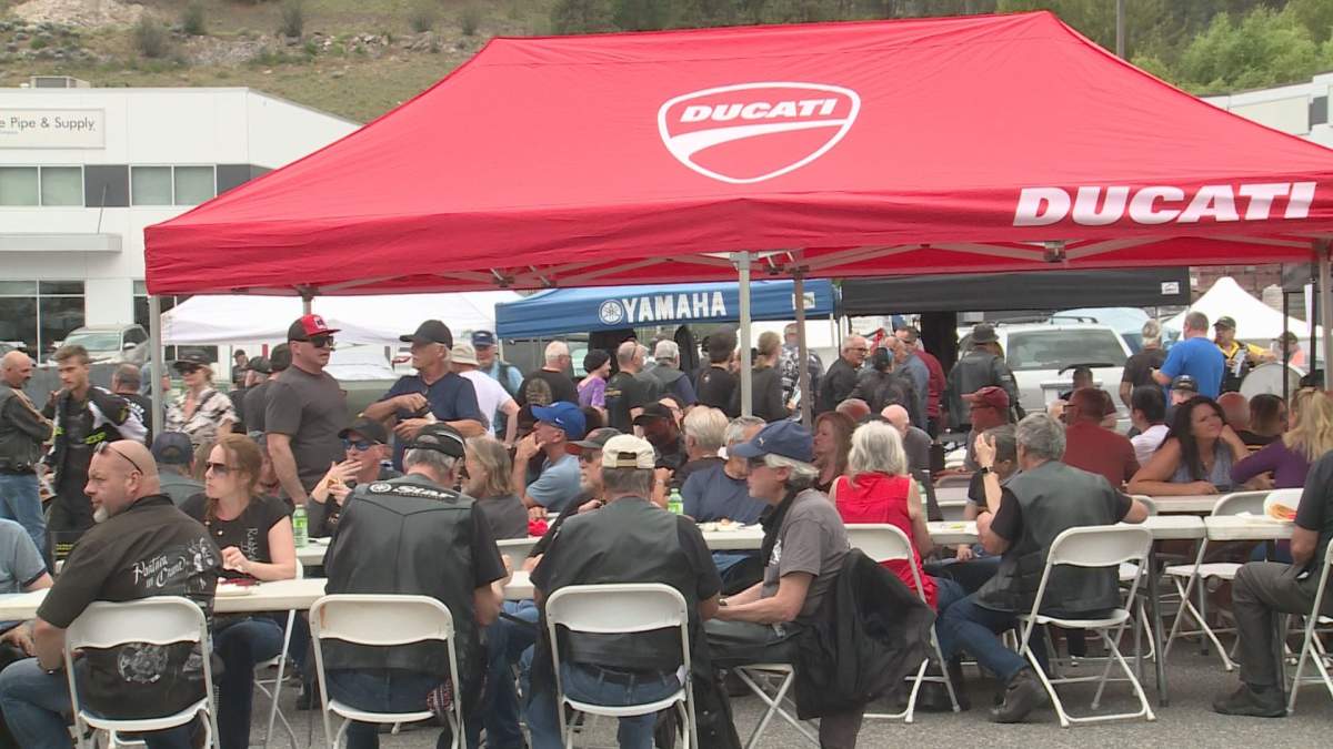 More than 300 people took part in the Okanagan Ride for Dad. 