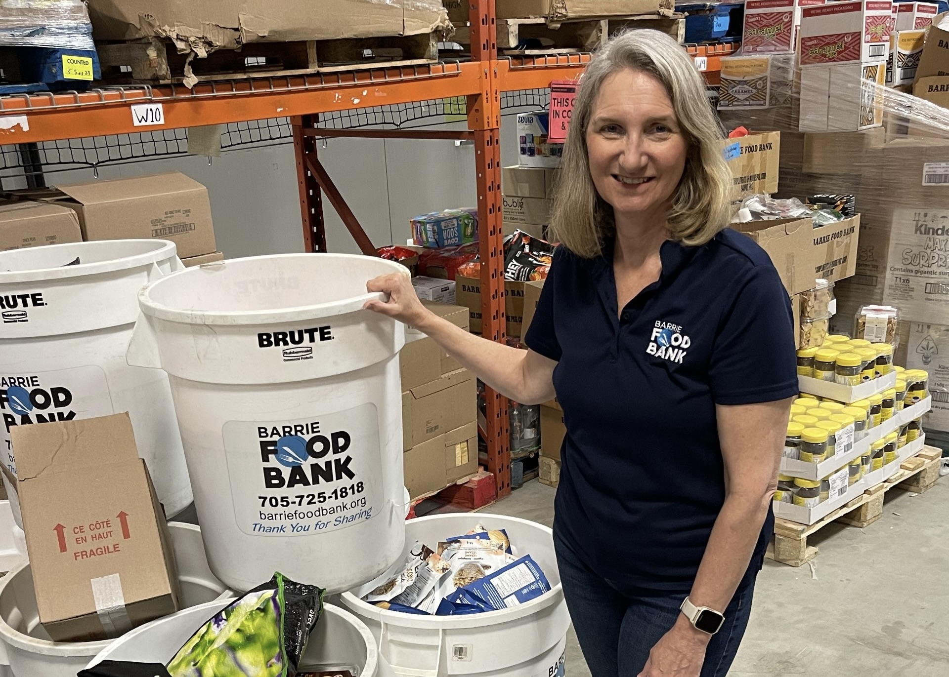 Retiring head of Barrie food bank reflects on challenges of pandemic, jump in demand
