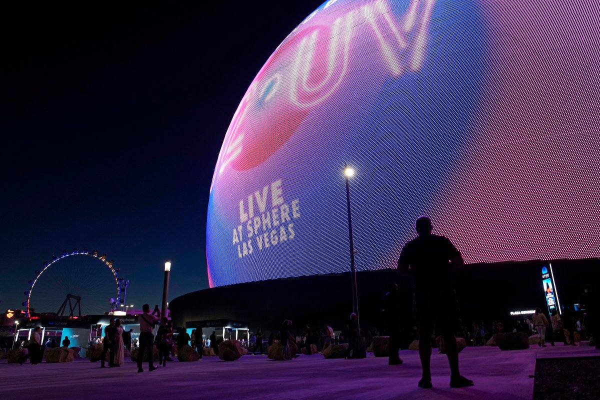 U2 at The Sphere in Las Vegas