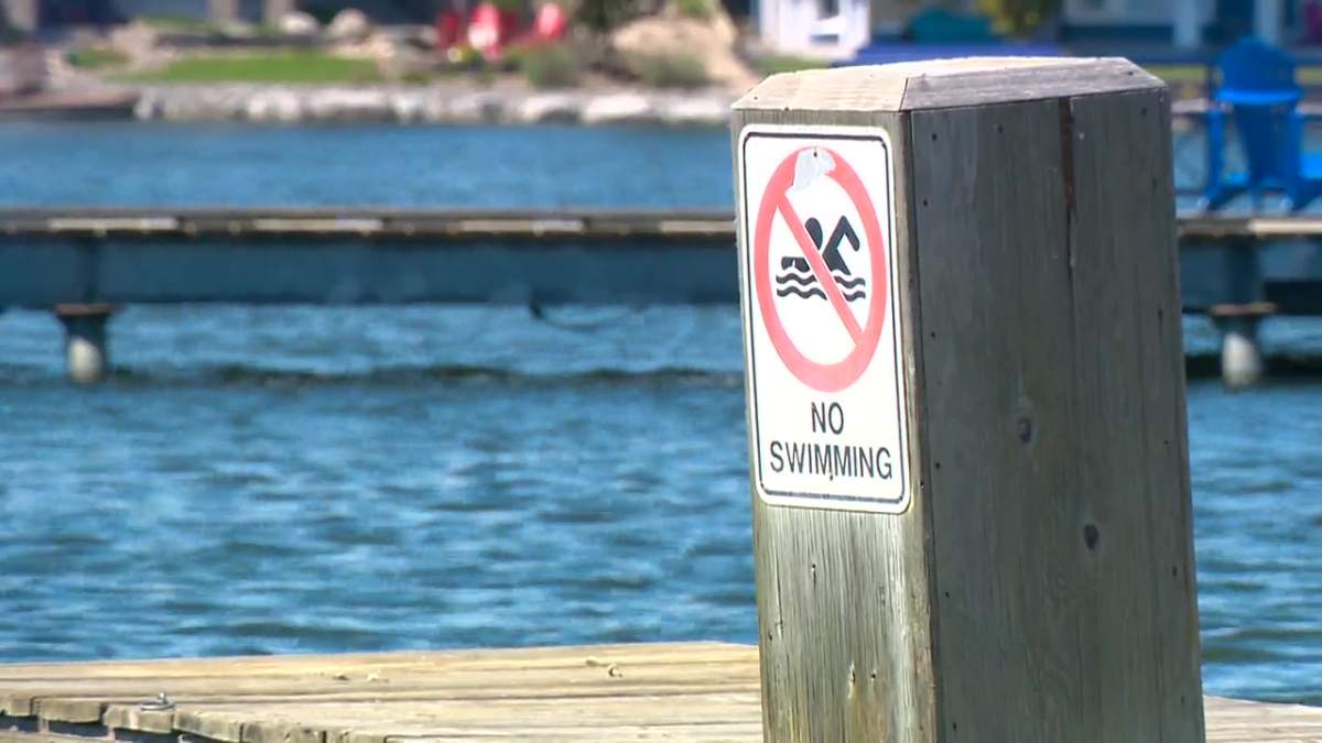 A water quality advisory has been issued for Lake Summerside due to higher levels of fecal bacteria in the water.