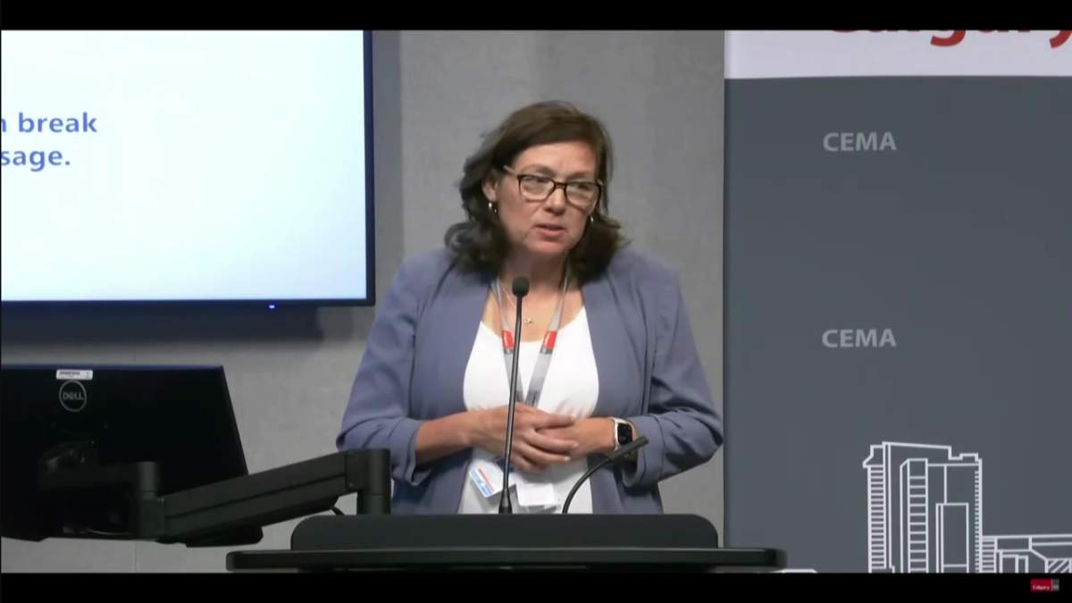 Nancy Mackay, the City of Calgary’s water services director, said it’s still highly risky that the city runs out of water.