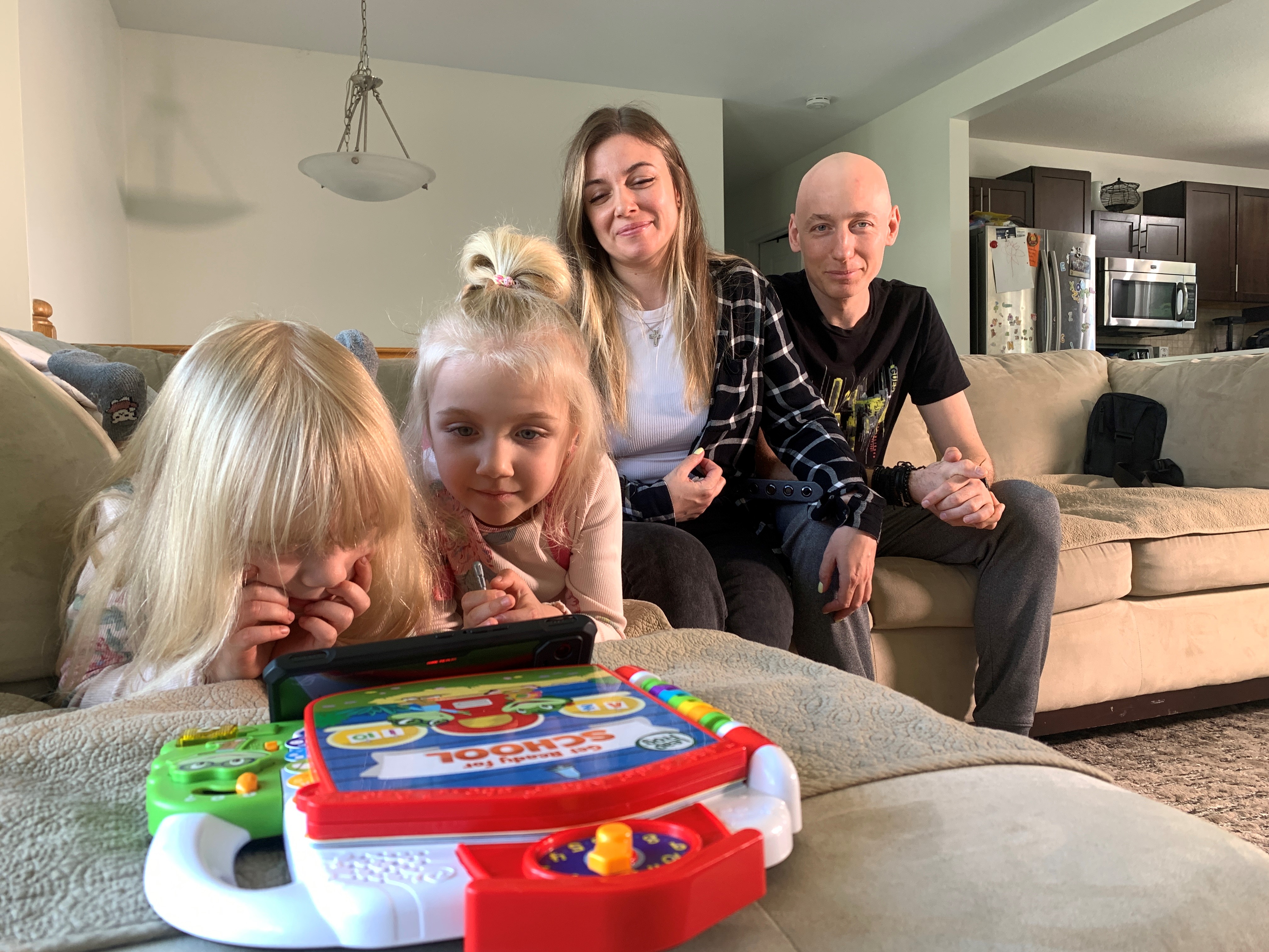 Ukrainian family flees war to Okanagan, but husband now diagnosed with cancer