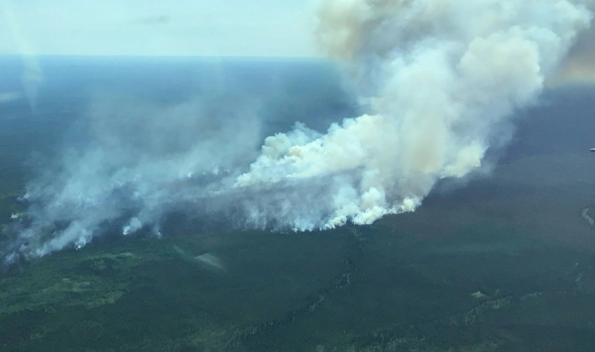 Fire near Fire Bag Suncor facility.