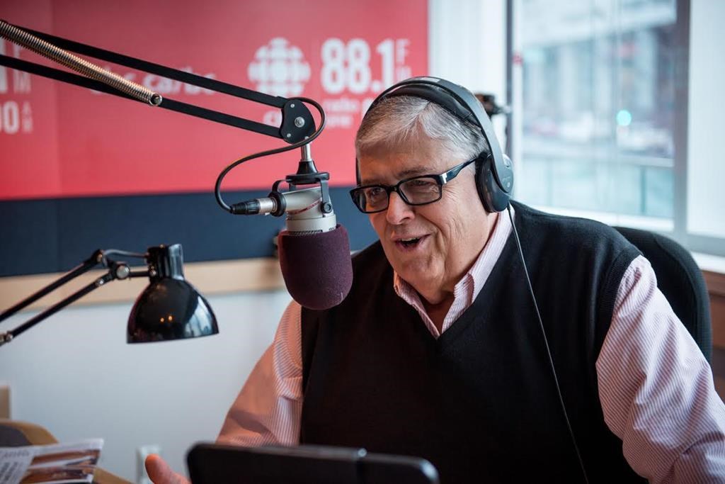 Former CBC radio journalist and personality Rick Cluff, who was the longtime host of The Early Edition morning show in Vancouver, has died at the age of 74. Cluff is seen in a radio studio in an undated handout photo. THE CANADIAN PRESS/HO-CBC, Wendy D, *MANDATORY CREDIT*.