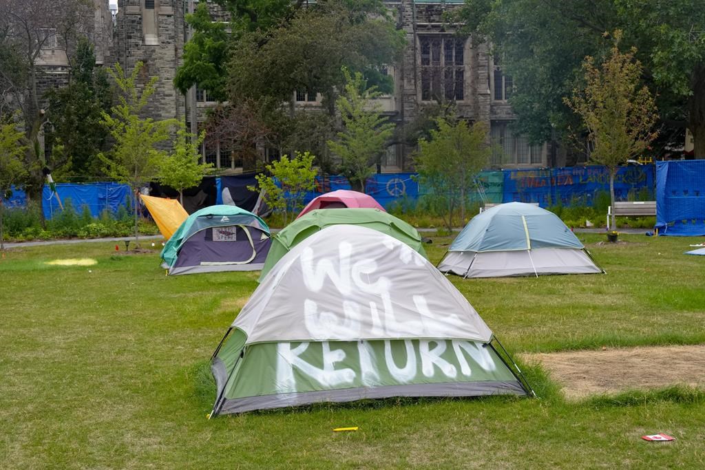 Toronto police say they will enforce judge’s order that U of T encampment must come down