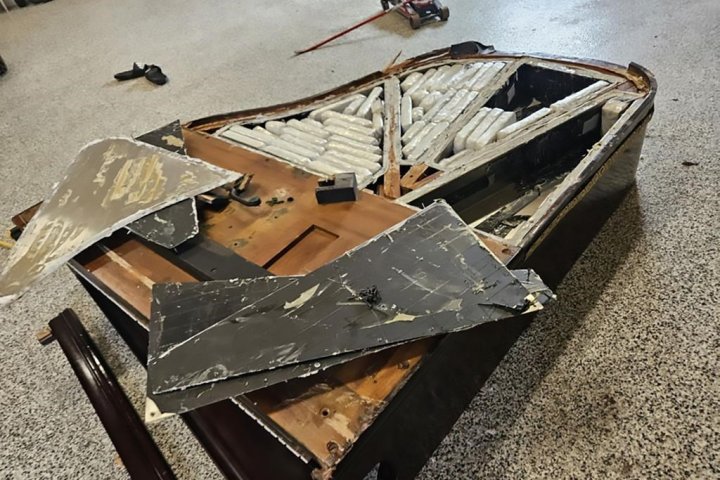 63 kilograms of cocaine stashed inside grand piano, 4 arrested: Quebec police