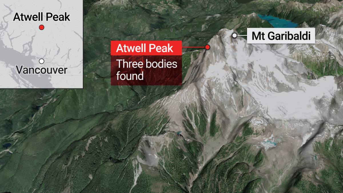 Bodies of missing mountaineers recovered from Garibaldi Park - image