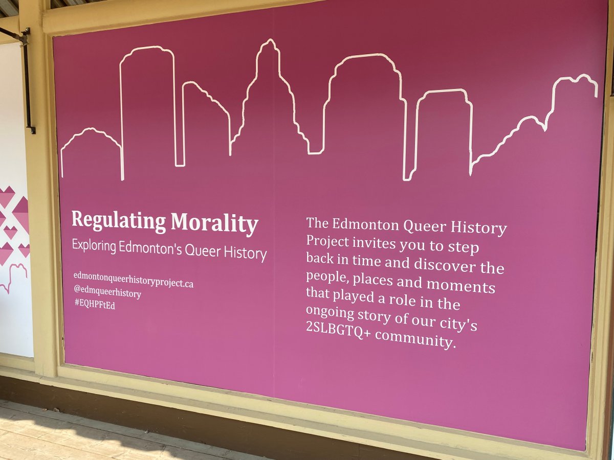 Fort Edmonton Park has a new exhibit honouring the city’s 2SLGBTQ+ community.