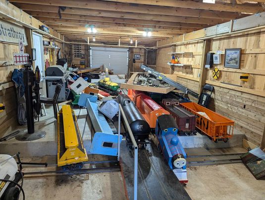 Aftermath of the collision.