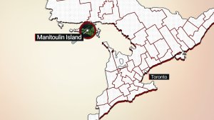 How to get to Manitoulin map