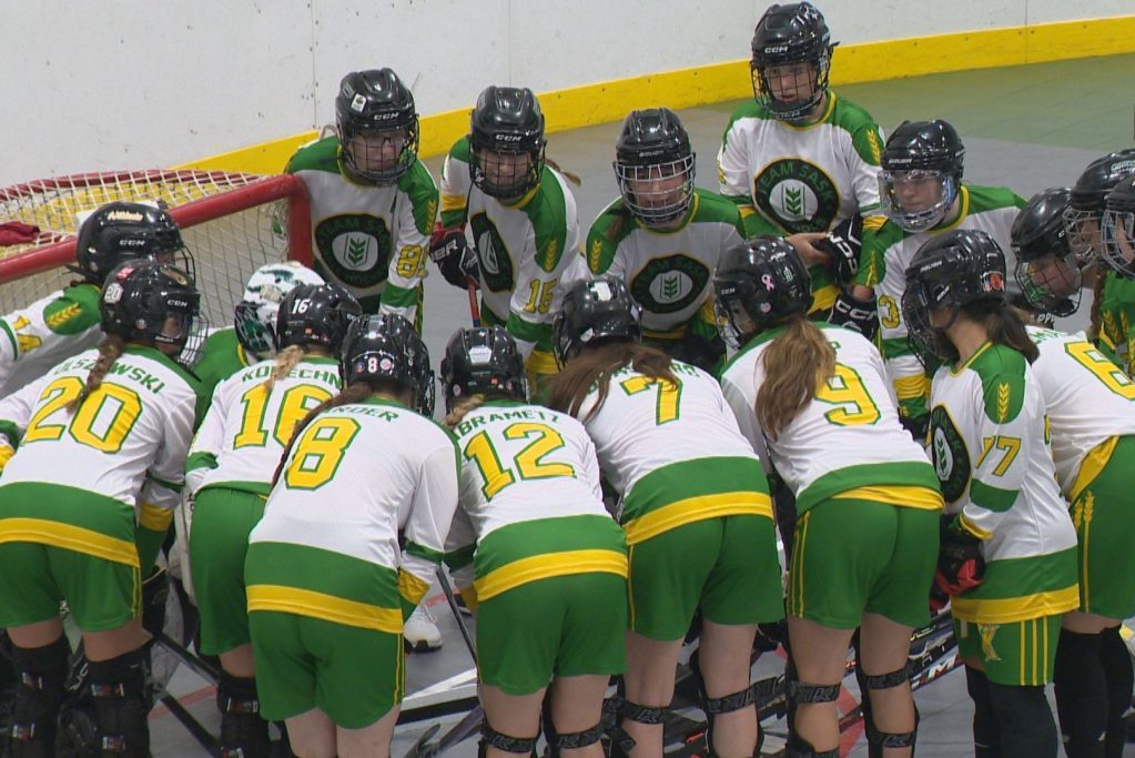 New junior girls ball hockey program opening doors for Team Saskatchewan at nationals