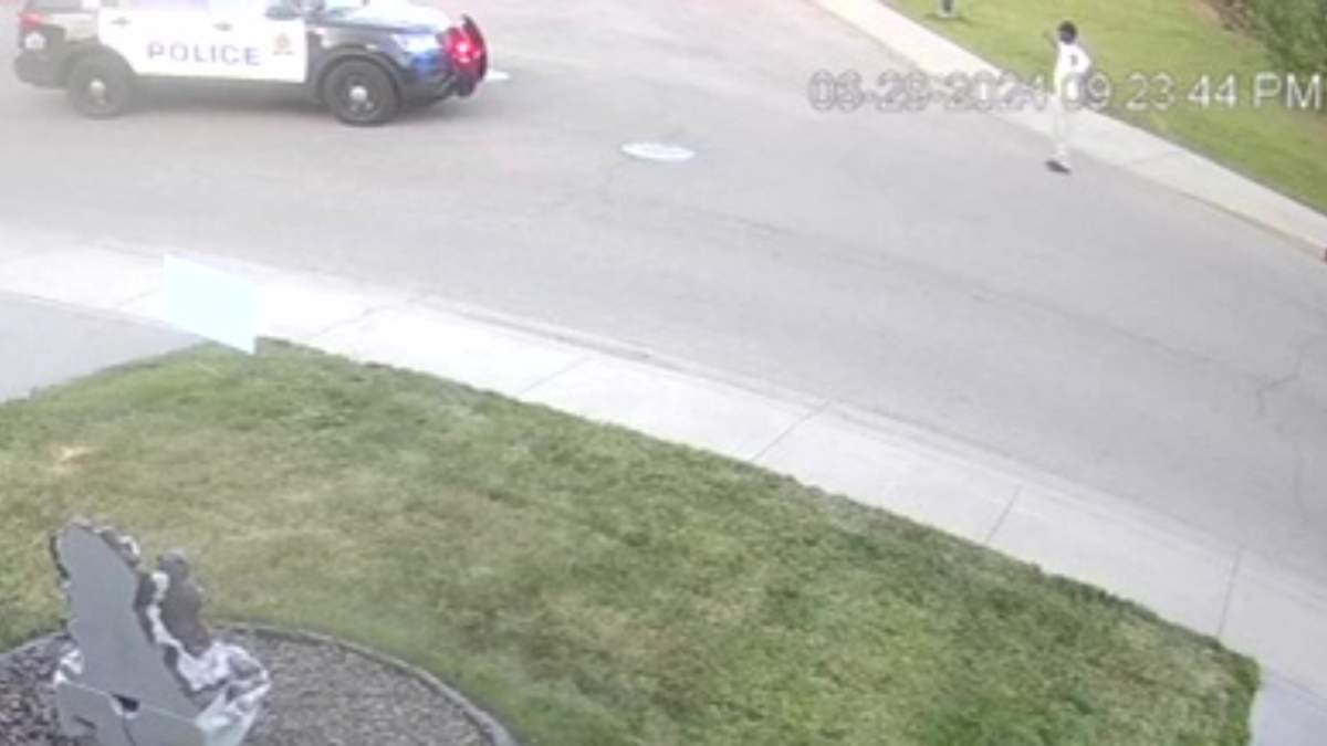 Surveillance video still of Mathios (Matthew) Arkangelo before he was shot by an Edmonton police officer on June 29, 2024.