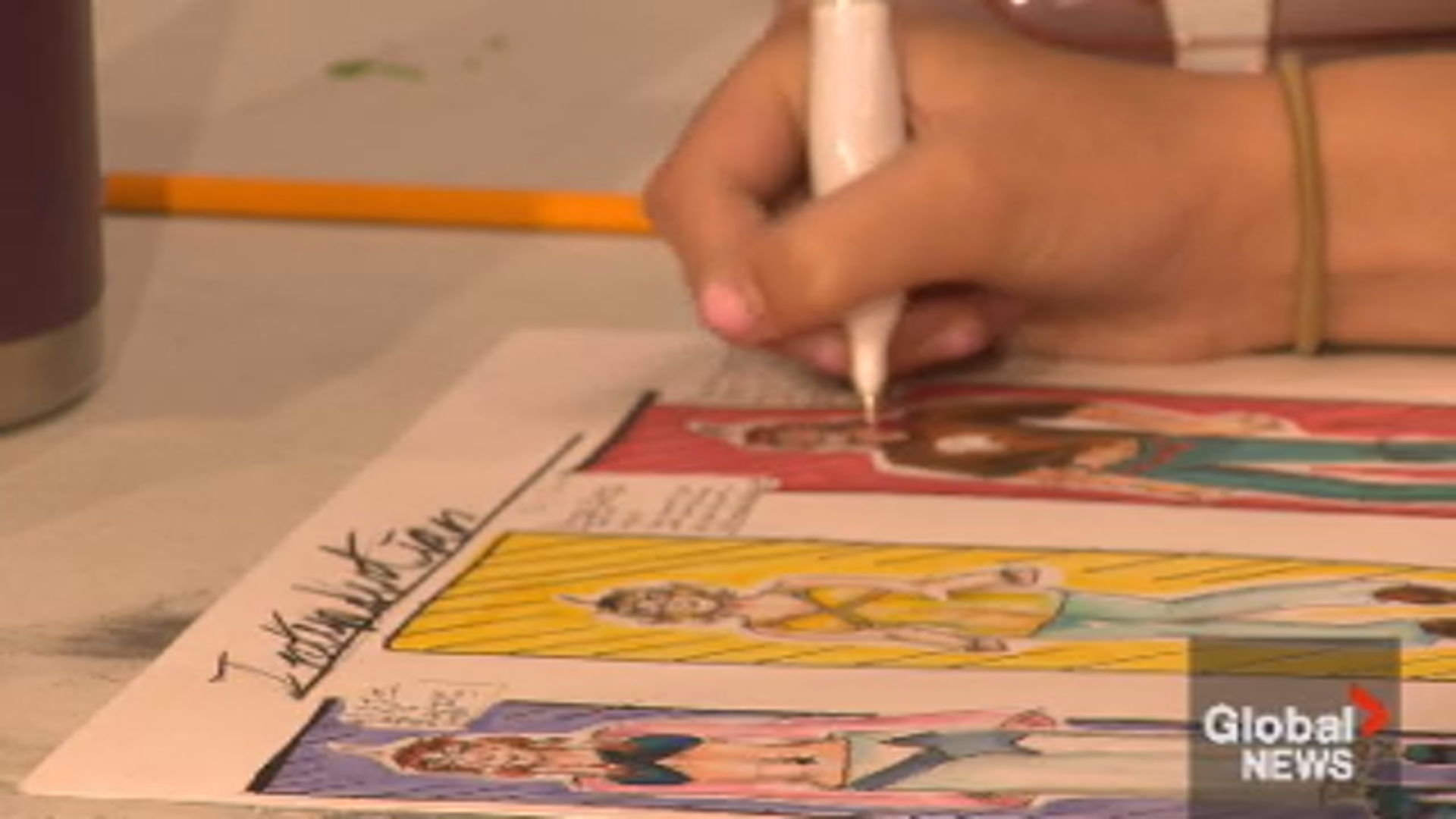 A local comic book camp is encouraging children’s creativity. This is the first year this camp has been held by the Saskatchewan Co-operative Association.