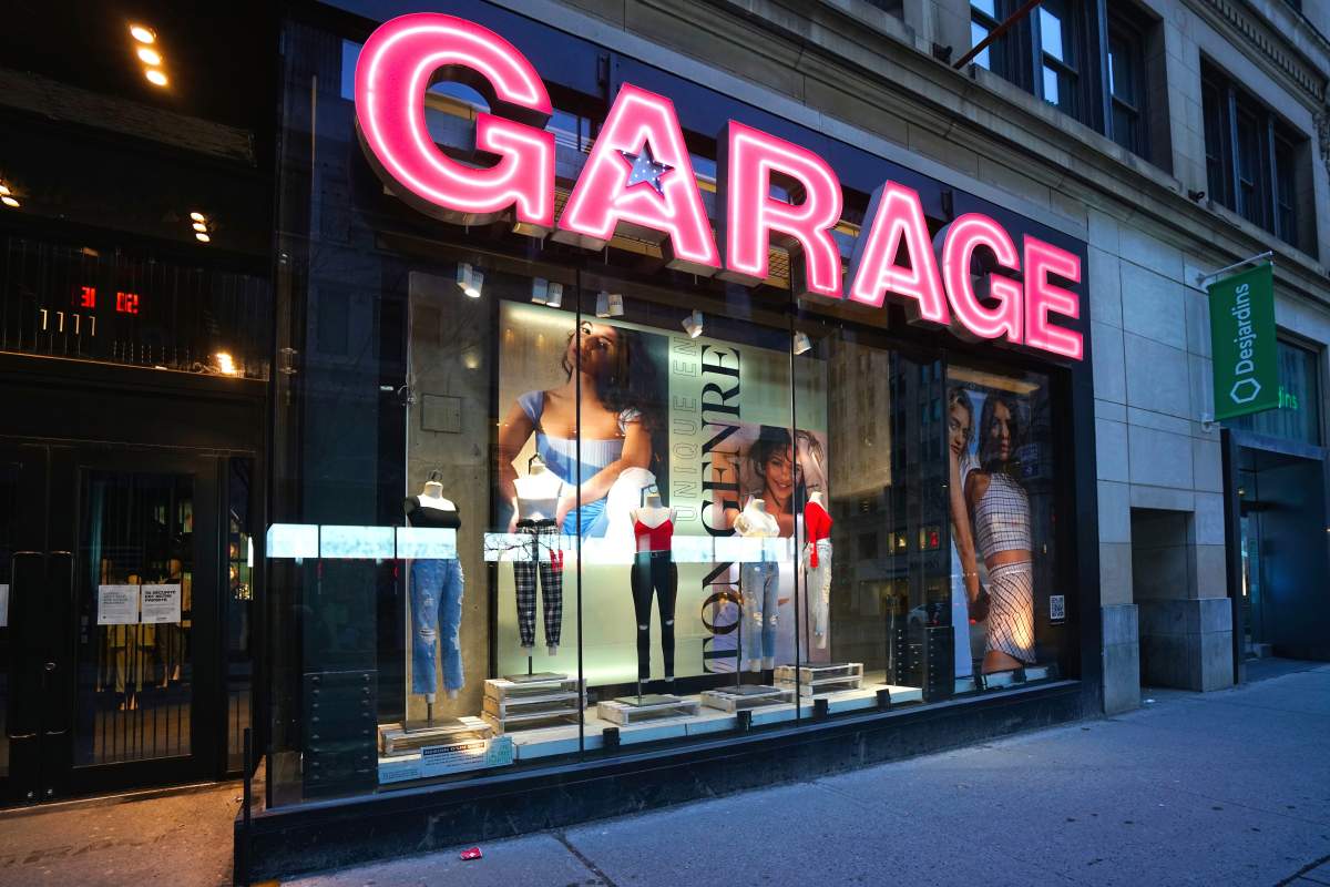 A Garage storefront.