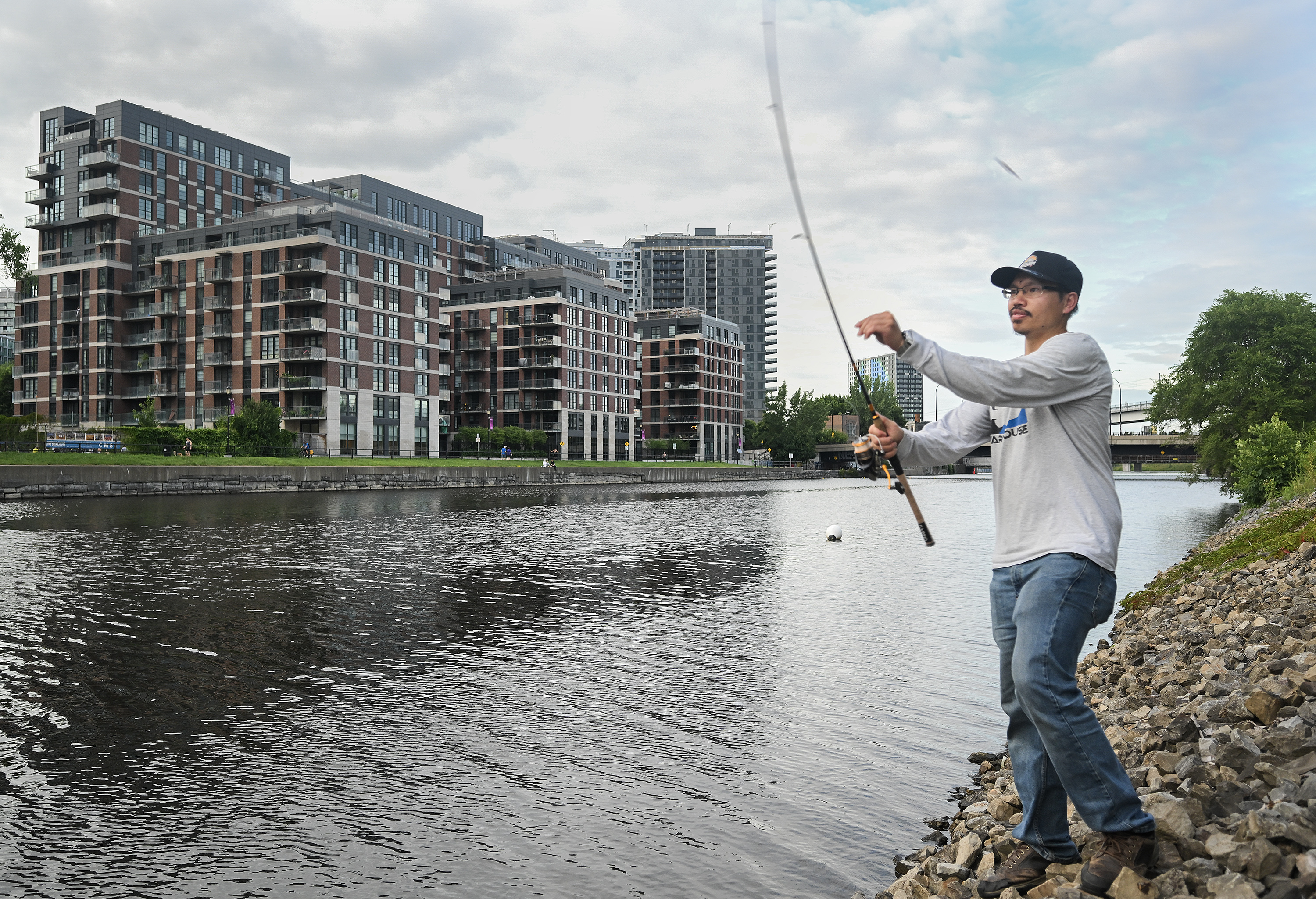 Urban fishers drawn to Montreal’s Lachine Canal despite industrial past