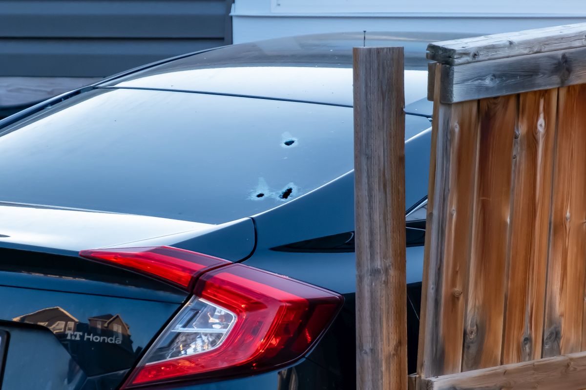 Calgary police said officers were called about a shooting on Evanspark Gardens Northwest at 12:50 a.m. on July 11, 2024.