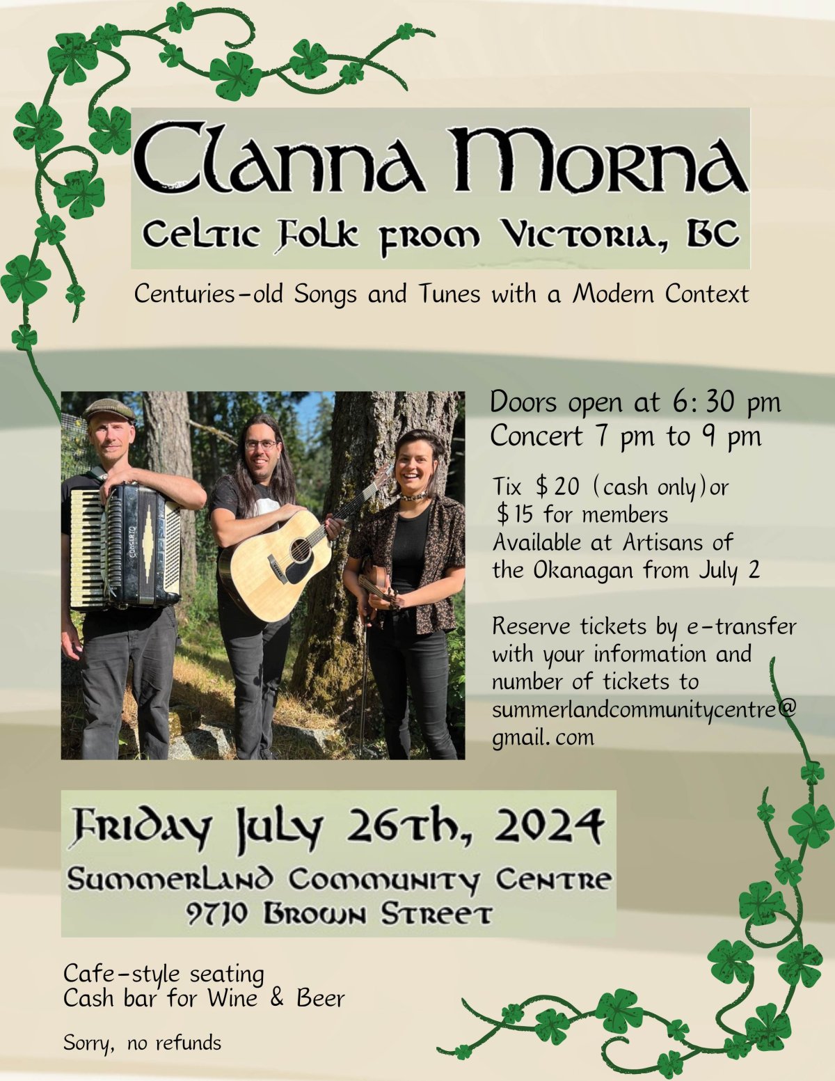 Clanna Morna, Celtic Folk Band - image