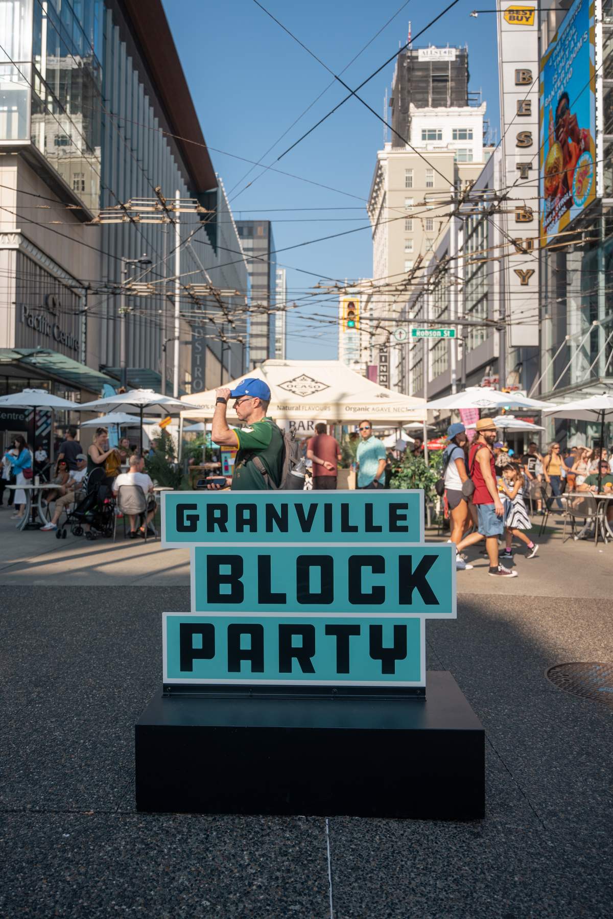 Free, family-friendly street party in the heart of the Granville Entertainment District, August 24th & 25th from 1 PM – 7 PM at Granville and Robson Intersection.